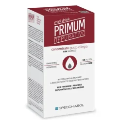 Specchiasol S.r.l. Specchiasol Mini Drink Primum Depurativo Gusto Ciliegia Con Sambuco 15 Bustine