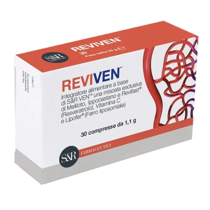 S&R Farmaceutici Reviven 30 Compresse Integratori Venotonici