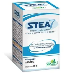 Stea 7 Integratore Funzionalità Epatica 40 Capsule Omeopatia