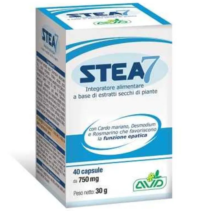 Stea 7 Integratore Funzionalità Epatica 40 Capsule Omeopatia