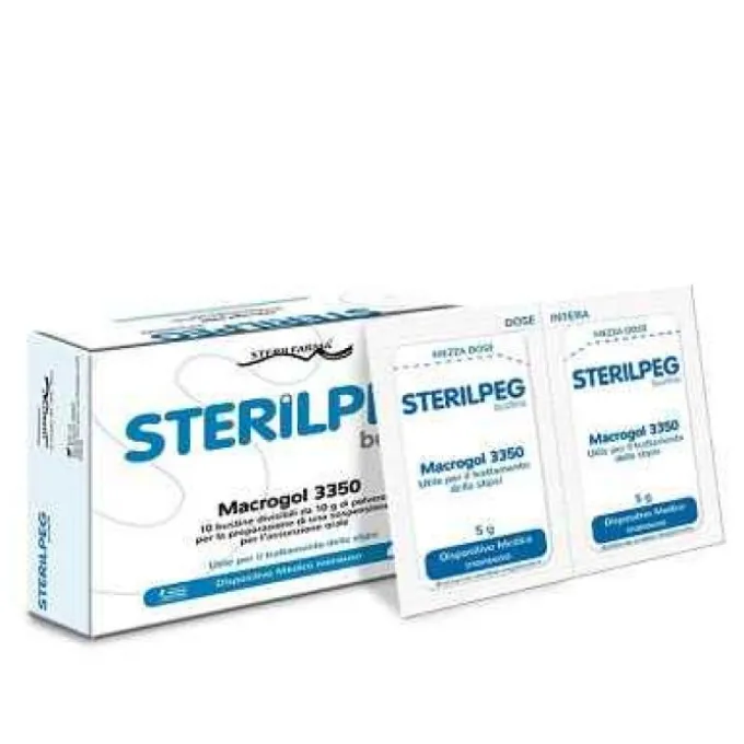 Sterilfarma Sterilpeg Macrogo Trattamento Stipsi 10 Bustine
