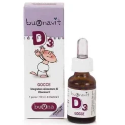 Steve Jones Buonavit D3 Integratore Di Vitamina D Per Ossa Bambini Gocce 12 Ml