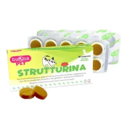 Steve Jones Strutturina Mangime Complementare Per Cani 30 Compresse Integratori Per Animali