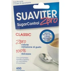 Suaviter Zero Classic Dolcificante Zero Calorie 650 Compresse Edulcoranti