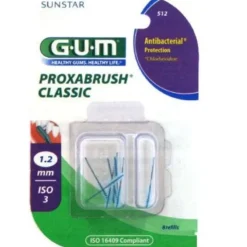 Sunstar Italiana Gum Proxabrush Classic 512 Scovolini Interdentale Cilindrico 8 Pezzi