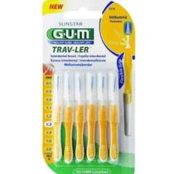 Sunstar Italiana Gum Trav-Ler 1514 Scovolini 1.3 Mm 6 Pezzi