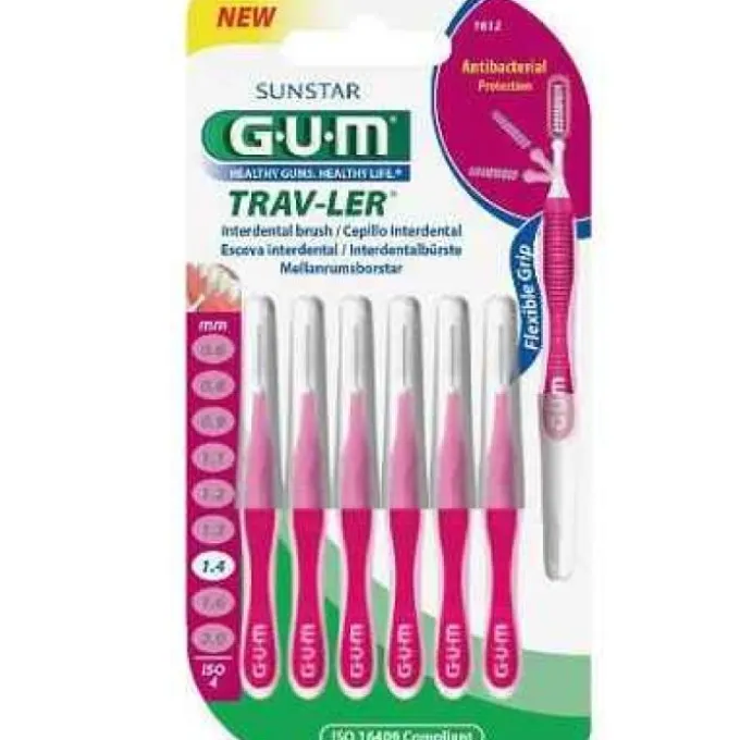 Sunstar Italiana Gum Trav-Ler 1612 Scovolino Interdentale 1.4 Mm 6 Pezzi