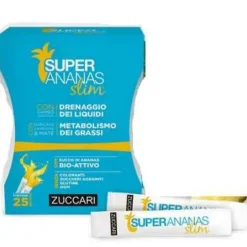Super Ananas Slim Integratore Drenante 25 Bustine Ritenzione Idrica
