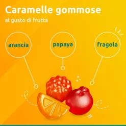 Supradyn Difese Junior Integratore Difese Immunitarie Bambini Con Vitamina C, D E Zinco 25 Caramelle Gommose