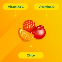 Supradyn Difese Junior Integratore Difese Immunitarie Bambini Con Vitamina C, D E Zinco 25 Caramelle Gommose
