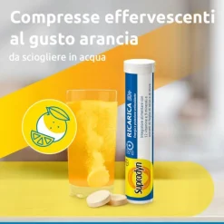 Supradyn Ricarica 50+ Integratore Di Vitamine C, D, Selenio E Coenzima Q10 Gusto Arancia 15 Compresse Effervescenti