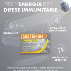 Sustenium Immuno Energy 14 Bustine Immunostimolanti