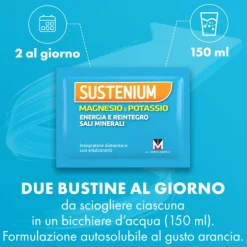 Sustenium Magnesio E Potassio 28 Bustine Spossatezza