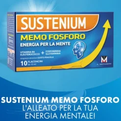 Sustenium Memo Fosforo 10 Flaconcini Memoria E Concentrazione