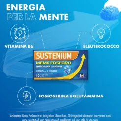 Sustenium Memo Fosforo 10 Flaconcini Memoria E Concentrazione