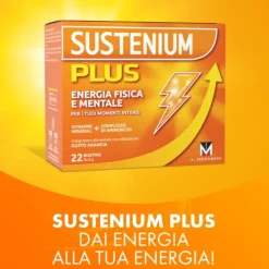 Sustenium Plus 22 Bustine Gusto Arancia Tonificanti
