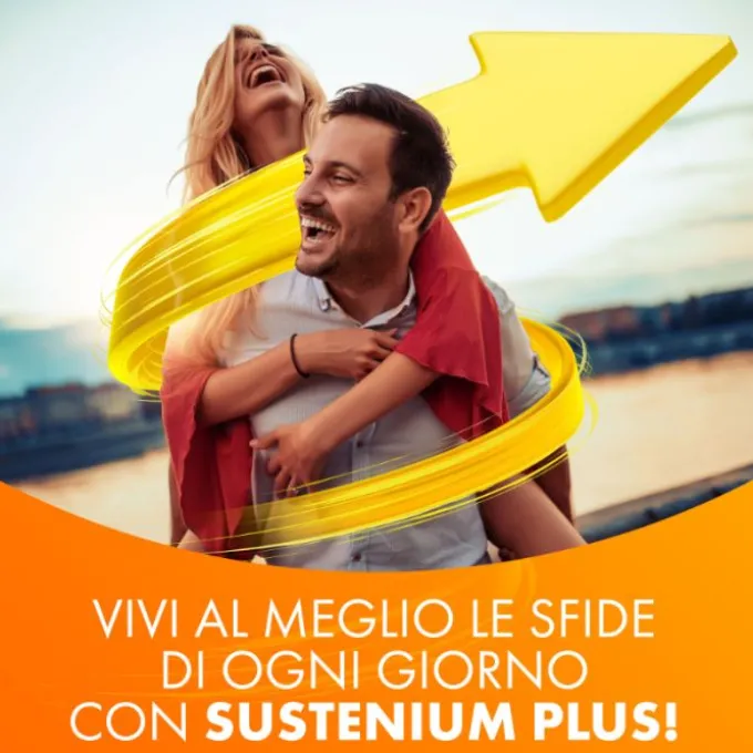 Sustenium Plus 22 Bustine Gusto Arancia Tonificanti
