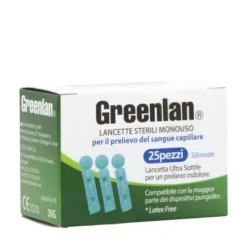 Svas Biosana Greenlan Lancette Pungidito 25 Pezzi