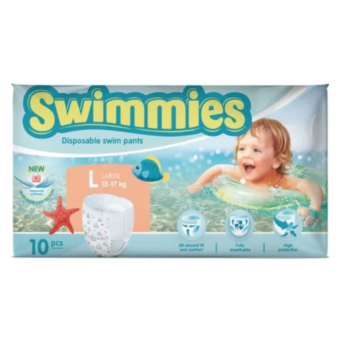 Swimmies Pannolino Pants Sp Large 10 Pezzi