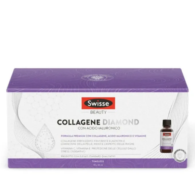 Swisse Collagene Diamond-10 Flaconcini X 30Ml Salute Della Pelle Ed Anti-Invecchiamento