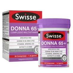 Swisse Multivitaminico Donna 65+ 30 Compresse Energia 50+