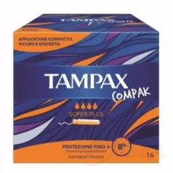 Tampax Compak Super Plus X16 16 Pezzi Assorbenti Interni