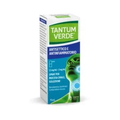 Tantum Verde Antisettico E Antinfiammatorio Spray Mucosa Orale 1 Flacone 15 Ml 1,5 Mg/Ml + 5 Mg/Ml