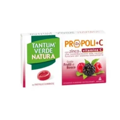Tantum Verde Natura Frutti Di Bosco Integratore Mal Di Gola 15 Pastiglie