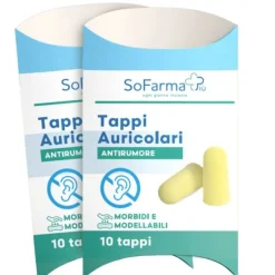 Tappi Auricolari Sofarmapiu' 10 Pezzi