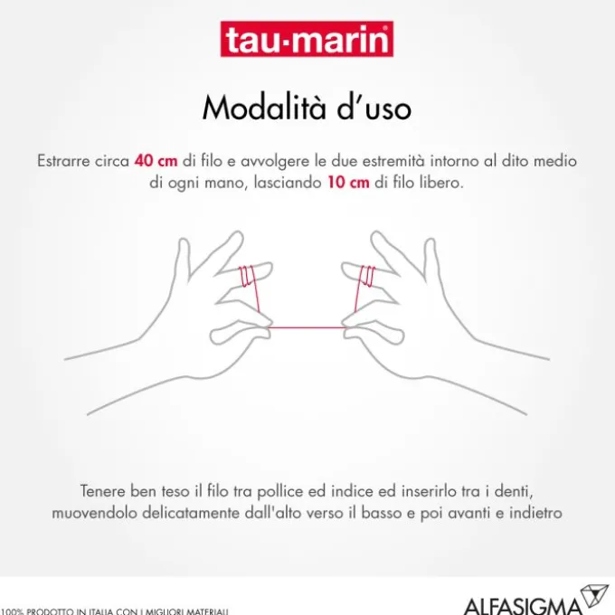 Tau-Marin Filo Interdentale Active Ad Espansione 25 M Fili Interdentali