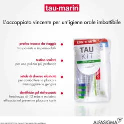Tau-Marin Kit Dentifricio Gel Con Spazzolino Setole Medie