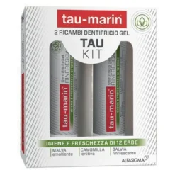 Tau-Marin Ricambio Dentifricio Gel Rinfrescante 2X20 Ml Normali