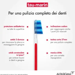 Tau-Marin Spazzolino Professional 27 Antibatterico Morbido Normali