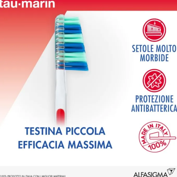 Tau-Marin Spazzolino Professional 27 Antibatterico Molto Morbido Normali