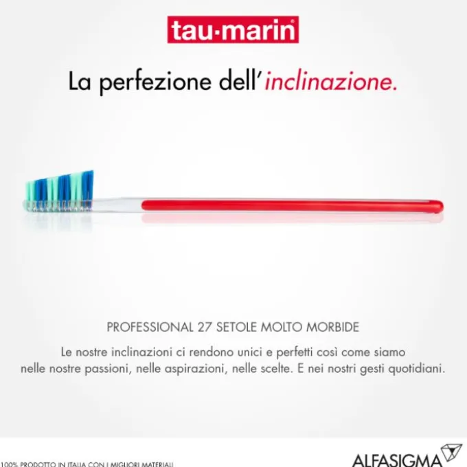 Tau-Marin Spazzolino Professional 27 Antibatterico Molto Morbido Normali