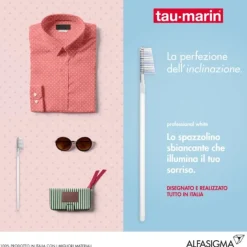 Tau-Marin Spazzolino Professional White Antibatterico Normali