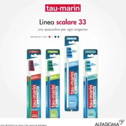 Tau-Marin Spazzolino Scalare 33 Morbido Antibatterico Normali