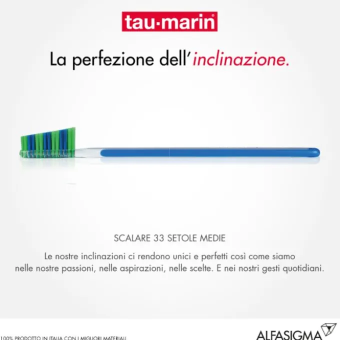 Tau-Marin Spazzolino Scalare 33 Medio Antibatterico Normali
