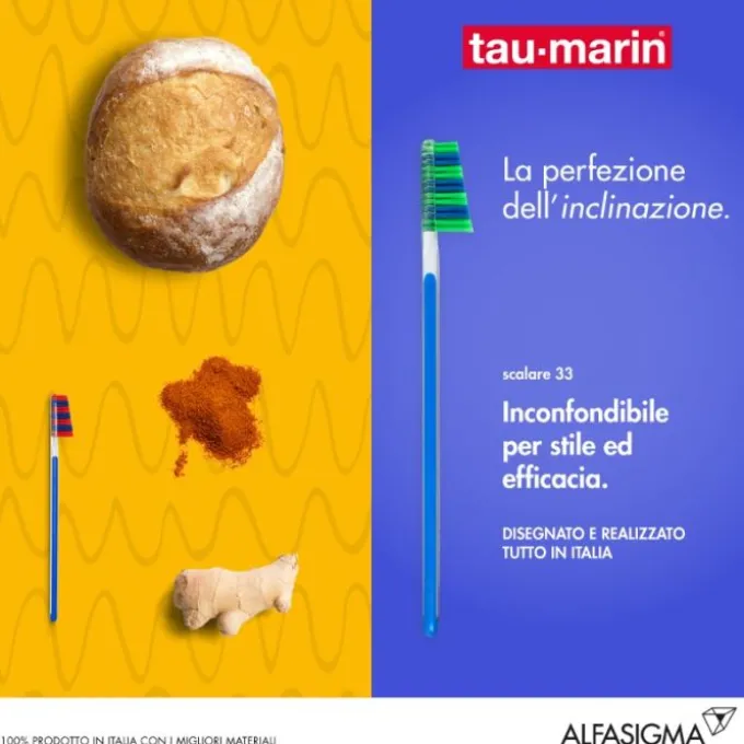 Tau-Marin Spazzolino Scalare 33 Medio Antibatterico Normali