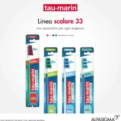 Tau-Marin Spazzolino Scalare 33 Duro Antibatterico Normali
