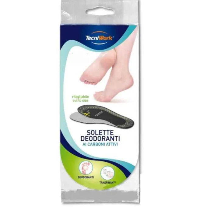 Tecniwork Solette Deodoranti Ai Carboni Attivi 1 Paio
