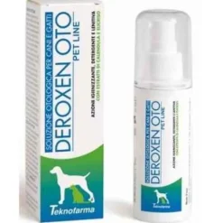 Teknofarma Deroxen Pet Line Oto Soluzione Otologica Cani/Gatti 75Ml Pulizia Auricolare