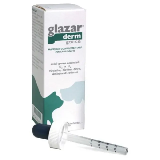 Teknofarma Glazar Derm Gocce Integratore Vitaminico Cani E Gatti 50 Ml Integratori Per Animali