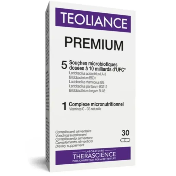 Teoliance Premium 30 Capsule - Integratore Alimentare Fermenti Lattici