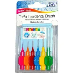 Tepe Interdental Brush Assorted Scovolini Interdentali Misti 6 Pezzi