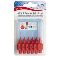 Tepe Scovolino Rosso Per Pulizia Interdentale 0,5 Mm 6 Pezzi Scovolini