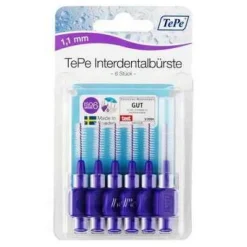Tepe Scovolino Viola Per Pulizia Interdentale 1,1 Mm 6 Pezzi Scovolini