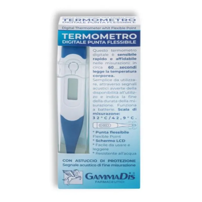 Termometro Digitale Punta Flessibile Con Custodia Protettiva Digitali