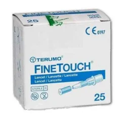 Terumo Finetouch Lancette Pungidito 23G 25 Pezzi