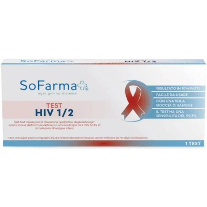 Test Autodiagnostico Hiv 1/2 Sofarmapiu'